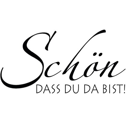 Artikelbild für Rayher Motivstempel Schön DASS DU DA BIST! 3,0 x 5,0 cm, 1 St., Artikelnummer 151573