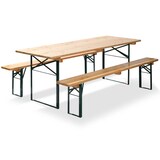 Artikelbild 1 für FEROS® Bierzeltgarnitur Fiesta, grün Holz, Metall, Artikelnummer 766091