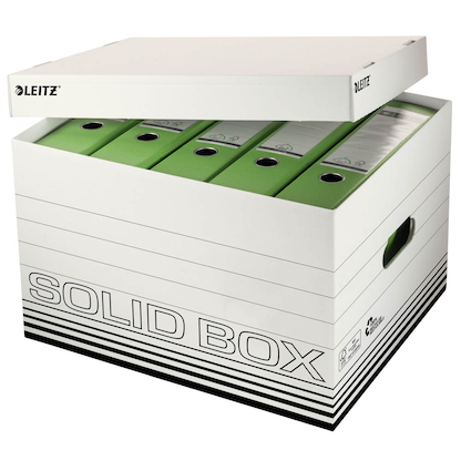 Artikelbild für LEITZ Archivcontainer Solid weiß 45,0 x 34,6 x 30,5 cm, 10 St., Artikelnummer 667720