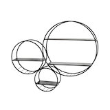 Artikelbild 1 für HAKU Möbel Wandregale-Set schwarz 90,0 x 15,0 x 73,0 cm, 1 St., Artikelnummer 491573