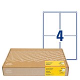 Artikelbild 1 für AVERY Zweckform Versandetiketten 8017-300 weiß 99,1 x 143,5 mm, 300 Blatt, Artikelnummer 433641