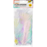 Artikelbild 1 für folia Federn mehrfarbig Flauschfedern Pastell 10 g, 1 St., Artikelnummer 963262