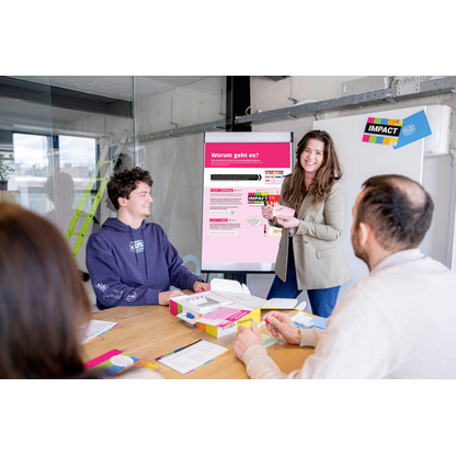 Artikelbild 4 für PLAYROOM Flipchart-Arbeitsblock IMPACT FLIP DE Workshopvorlage 65,0 x 97,0 cm, 12 Blatt (80 g/qm), 5 Blöcke, Artikelnummer 472716