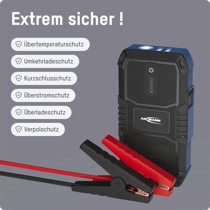 Artikelbild 5 für ANSMANN Jump Starter 10.0 Starthilfekabel, Artikelnummer 629299