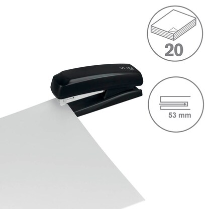 Artikelbild 6 für VON LEITZ Heftgerät schwarz, 1 St., Artikelnummer 636169