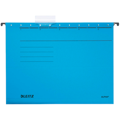 Artikelbild 2 für LEITZ Hängemappen ALPHA® 1985 blau, 5 St., Artikelnummer 322178