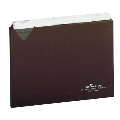 Artikelbild 3 für DURABLE Karteikartenregister A-Z, blanko, Jan.-Dez., 0-31 braun, Artikelnummer 138735