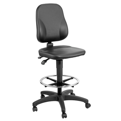 Artikelbild 2 für bimos Arbeitsdrehstuhl schwarz Kunstleder, Artikelnummer 475754