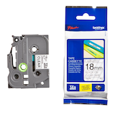 Artikelbild 1 für brother Schriftband TZe-141 TZE141, 18 mm, schwarz auf transparent, 1 St., Artikelnummer 653089