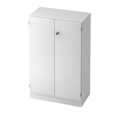 Artikelbild 1 für HAMMERBACHER Aktenschrank Gradeo, V6550/W/W/SG weiß 2 Fachböden 80,0 x 42,0 x 127,0 cm, Artikelnummer 233379