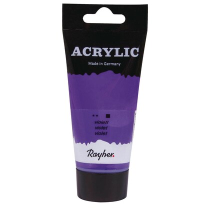 Artikelbild für Rayher Acrylic Acrylfarben violett 75,0 ml, 1 St., Artikelnummer 129621