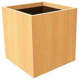 Artikelbild 1 für fm Pflanzkübel Plant Holz buche rechteckig 38,0 x 40,0 cm, 1 St., Artikelnummer 269082