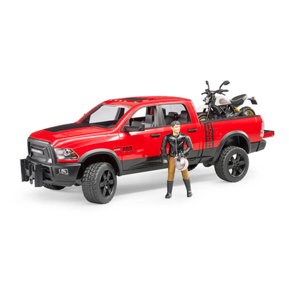 Artikelbild für bruder RAM 2500 Power Wagon mit Ducati Desert Sled 02502 Spielzeugauto, Artikelnummer 362647