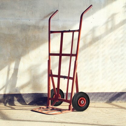 Artikelbild 8 für relaxdays Sackkarrenräder luftbereift schwarz, rot Vollgummi Felgen, Achse 2,0 cm, Artikelnummer 452191