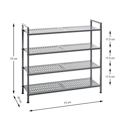 Artikelbild 2 für HAKU Möbel Schuhregal anthrazit 73,0 x 25,0 x 72,0 cm, 1 St., Artikelnummer 591467
