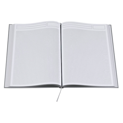 Artikelbild 2 für Notizbücher DIN A4 kariert, silber Hardcover 192 Seiten, 3 St., Artikelnummer 837625