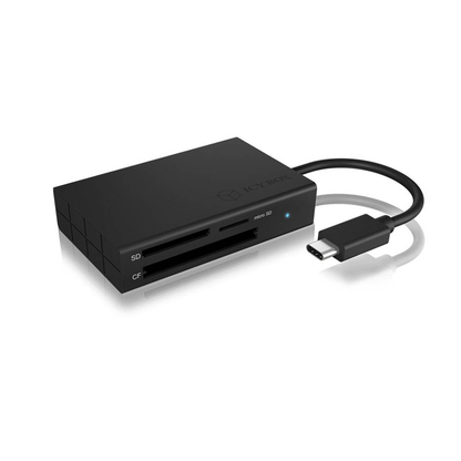 Artikelbild für RaidSonic ICY BOX® IB-CR401-C3 Multi-microSD, SD, Compact Flash-Kartenleser schwarz, Artikelnummer 395224