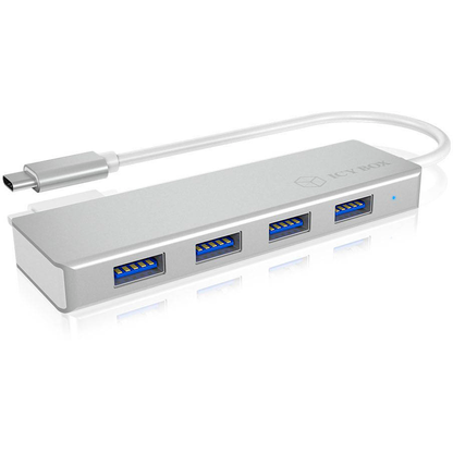 Artikelbild 4 für RaidSonic ICY BOX® USB-Hub IB-HUB1425-C3 4-fach silber, Artikelnummer 492977
