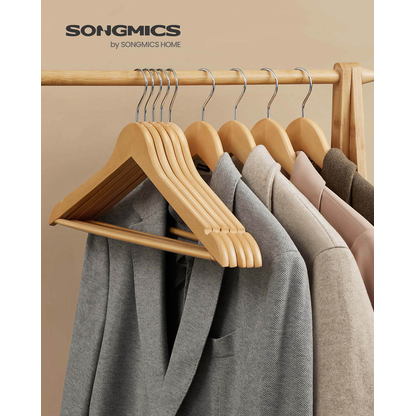Artikelbild 9 für SONGMICS Kleiderbügel ahorn, 10 St., Artikelnummer 291209