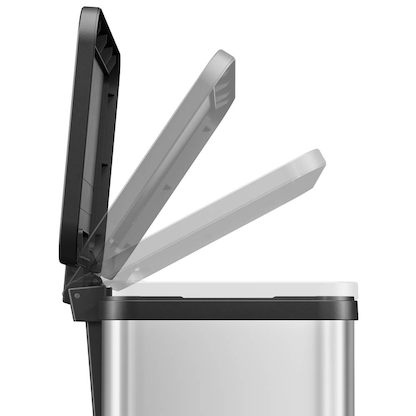 Artikelbild 3 für Hailo Öko uno Plus M Mülleimer 17,0 l silber, 1 St., Artikelnummer 353702