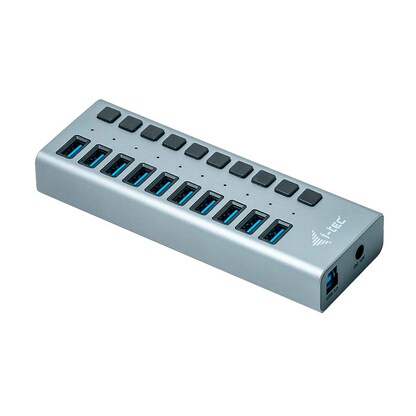 Artikelbild 2 für i-tec® USB-Hub USB 3.0 Charging 10-fach grau, Artikelnummer 662348