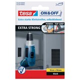 Artikelbild 1 für tesa Klettband ON & OFF® EXTRA STRONG schwarz, 2 St., Artikelnummer 724167