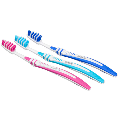 Artikelbild 5 für Dr.Best Zahnbürsten Hoch-Tief, 3 St., Artikelnummer 570067