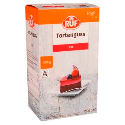 Artikelbild für RUF Tortenguss rot 1,0 kg, 1 St., Artikelnummer 803052