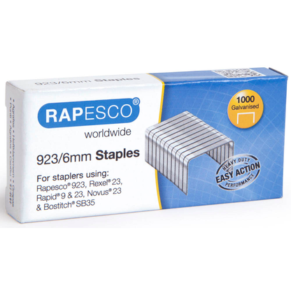Artikelbild für RAPESCO® Heftklammern 923 23/6, 1.000 St., Artikelnummer 474332