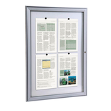 Artikelbild 1 für Showdown® Displays Schaukasten S alu 4x DIN A4 52,1 x 2,3 x 69,6 cm, 1 St., Artikelnummer 132100