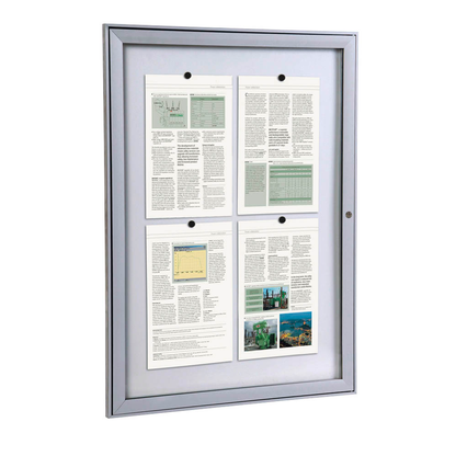 Artikelbild für Showdown® Displays Schaukasten S alu 4x DIN A4 52,1 x 2,3 x 69,6 cm, 1 St., Artikelnummer 132100