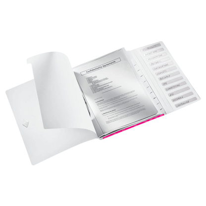 Artikelbild 3 für LEITZ Ordnungsmappe WOW 4634 12 Fächer pink, 1 St., Artikelnummer 400015