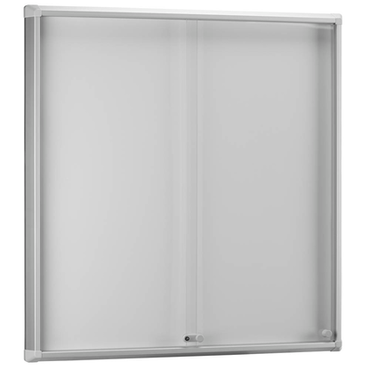 Artikelbild 4 für Showdown® Displays Schaukasten SL B1 silber 12x DIN A4 94,0 x 5,9 x 98,2 cm, 1 St., Artikelnummer 268983