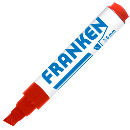 Artikelbild für FRANKEN Flipchart-Marker rot 2,0 - 6,0 mm, 1 St., Artikelnummer 670499