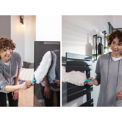 Artikelbild 3 für LEIFHEIT Staubwischer SUPERDUSTER XL weiß/türkis Kunststoff 12,0 cm breit, Artikelnummer 724787