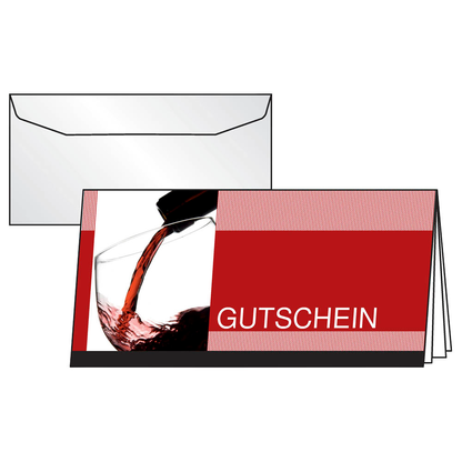 Artikelbild für SIGEL Gutscheine Vino Rosso DC404 DIN lang, 10 St., Artikelnummer 847152