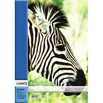Artikelbild 3 für LANDRÉ® Zeichenblock DIN A3 100 g/qm, 20 Blatt, 1 Block, Artikelnummer 486314