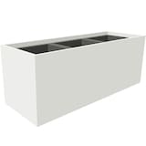 Artikelbild 1 für fm Pflanzkübel Plant Holz weiß rechteckig 106,2 x 40,0 cm, 1 St., Artikelnummer 268973