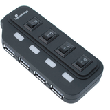 Artikelbild 1 für MediaRange USB-Hub 4-fach schwarz, Artikelnummer 240541