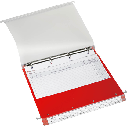 Artikelbild für BOI Patienten-Dokumentations-Hängemappe 2-Ringe Click 2 Stationär rot Boden: 2,5 cm, 1 St., Artikelnummer 666822
