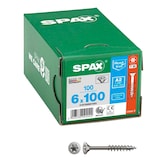 Artikelbild 1 für SPAX® Universalschrauben T30 Senkkopf Edelstahl A2 0197000601003 6 mm x 100 mm, 100 St., Artikelnummer 395099