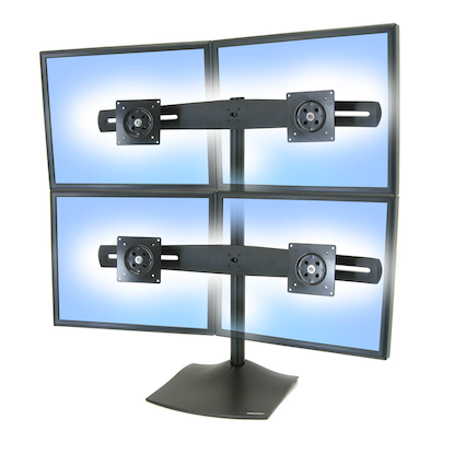 Artikelbild 3 für ergotron Monitor-Halterung DS100 33-324-200 schwarz für 4 Monitore, Tischständer, Artikelnummer 197140