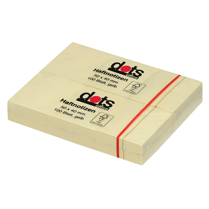 Artikelbild 3 für dots Haftnotizen gelb, 12 Blöcke, Artikelnummer 221921