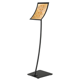 Artikelbild 1 für update displays Infoständer Konkav schwarz DIN A4 29,5 x 29,5 x 109,0 cm, 1 St., Artikelnummer 316955