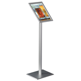 Artikelbild 1 für update displays Infoständer silber DIN A4 25,0 x 30,0 x 96,4 - 100,0 cm, 1 St., Artikelnummer 316824