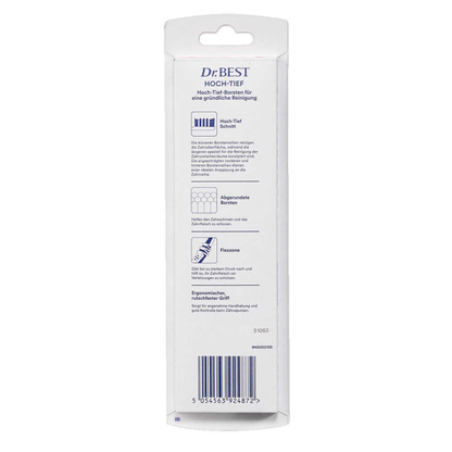 Artikelbild 6 für Dr.Best Zahnbürsten Hoch-Tief, 3 St., Artikelnummer 570067