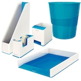 Artikelbild 1 für LEITZ Schreibtischset WOW Duo Colour perlweiß/blau, Artikelnummer 503324