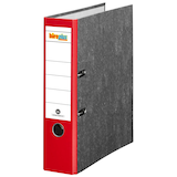 Artikelbild 1 für büroplus Ordner rot marmoriert Karton 8,0 cm DIN A4, 1 St., Artikelnummer 148783
