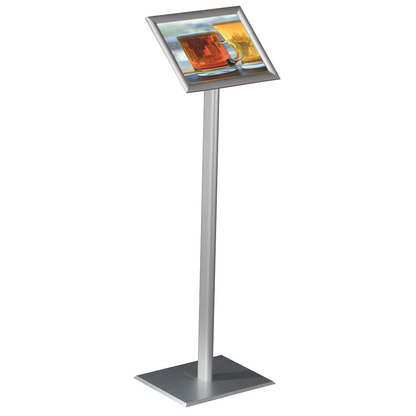 Artikelbild 2 für update displays Infoständer silber DIN A4 25,0 x 30,0 x 96,4 - 100,0 cm, 1 St., Artikelnummer 316824