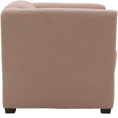 Artikelbild 4 für DOMO Collection Sessel BOB rosa schwarz Stoff 72,0 cm 75,0 cm, 1 St., Artikelnummer 763484